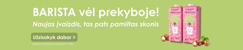 BARISTA vėl prekyboje!