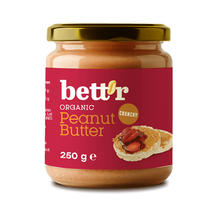 Ekoloģisks zemesriekstu krēms, kraukšķīgs