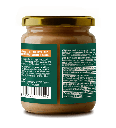 Ekoloģisks lazdu riekstu krēms