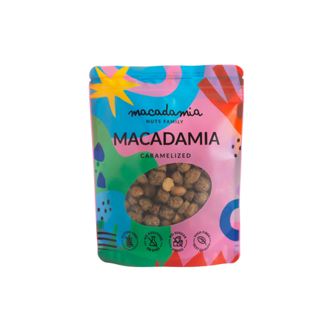 Karamelizēti makadāmijas rieksti