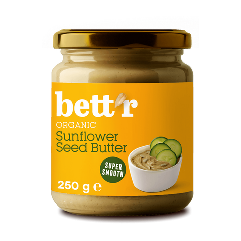 Ekoloģisks saulespuķu sēklu sviests