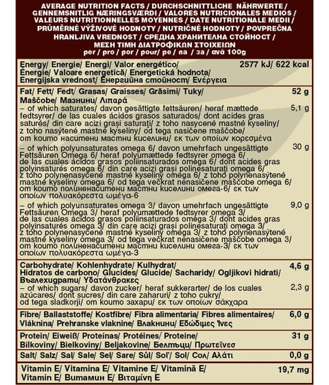 Ekoloģiskas kaņepju sēklas, lobītas