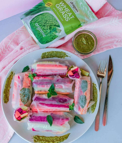 Ekoloģisks kviešu asnu pulveris