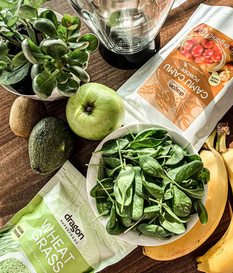 Ekoloģisks kviešu asnu pulveris