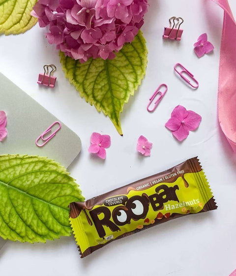 Ekoloģisks lazdu riekstu batoniņš ar šokolādi