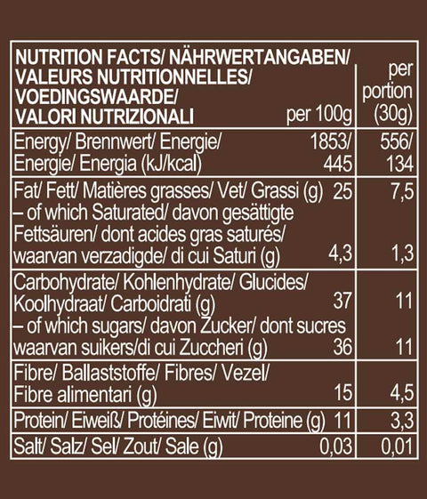 Ekoloģisks sasmalcinātu kakao pupiņu batoniņš