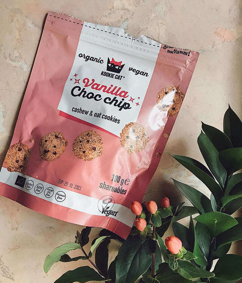 Ekoloģiski mini cepumi ''Vanilla Choc Chip''