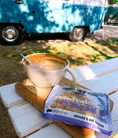 Ekoloģisks sāļās karameļes mandeļu cepums