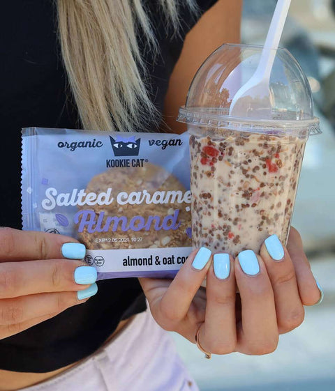 Ekoloģisks sāļās karameļes mandeļu cepums