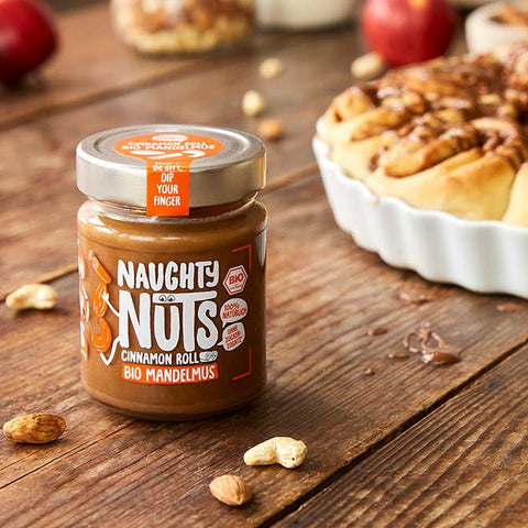 BIO Mandeļu sviesta kanēļa rullītis