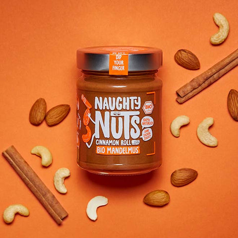 BIO Mandeļu sviesta kanēļa rullītis