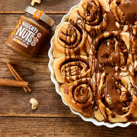 BIO Mandeļu sviesta kanēļa rullītis