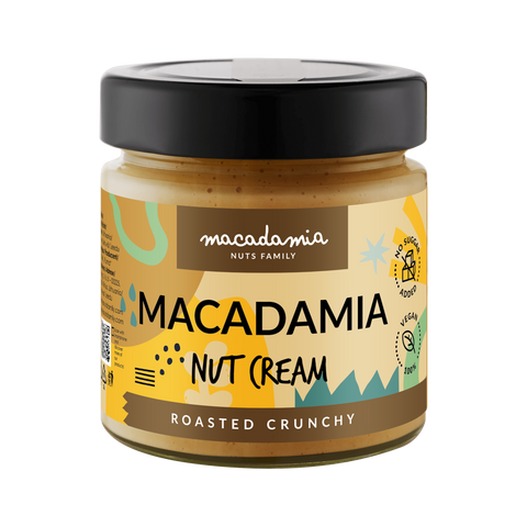 Makadāmijas riekstu krēms KRAUKŠĶĪGS – Grauzdēts