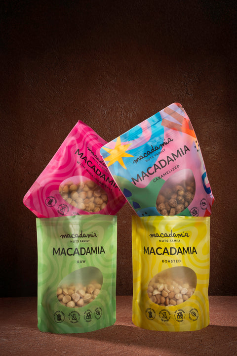 Grauzdēti sālīti makadāmijas rieksti