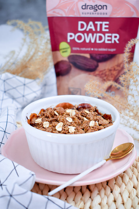 Ekoloģisks dateļu pulveris