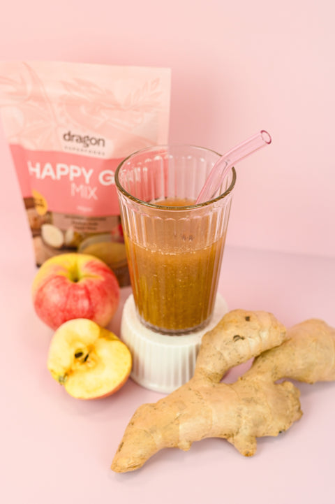 Ekoloģisks maisījums gremošanas sistēmas darbības veicināšanai “Happy Gut Mix”