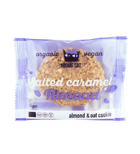 Ekoloģisks sāļās karameļes mandeļu cepums