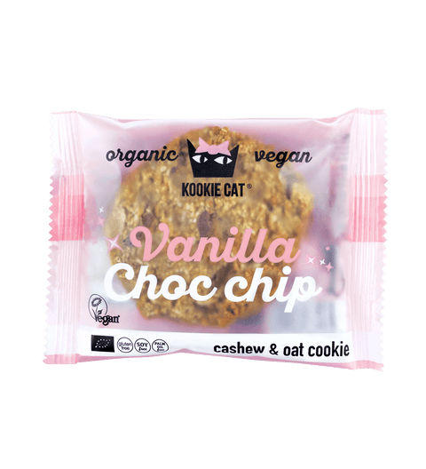 Ekoloģisks vaniļas cepums ar šokolādes gabaliņiem