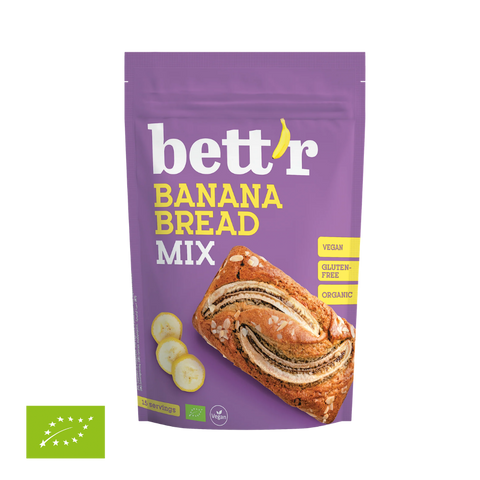 Bett’r bioloģisko banānu maizes maisījumu