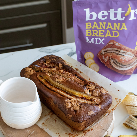 Bett’r bioloģisko banānu maizes maisījumu