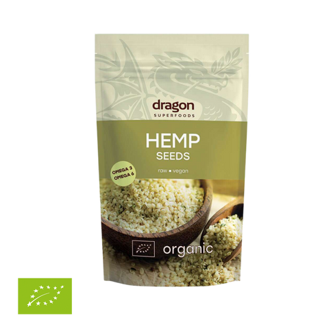 Ekoloģiskas kaņepju sēklas, lobītas