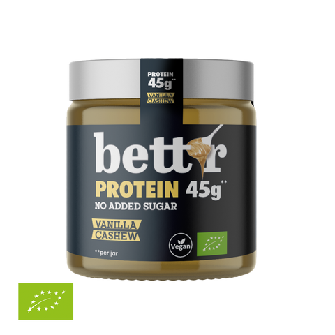 BIO proteīna smērviela ar Indijas riekstiem un vaniļu, bez pievienota cukura