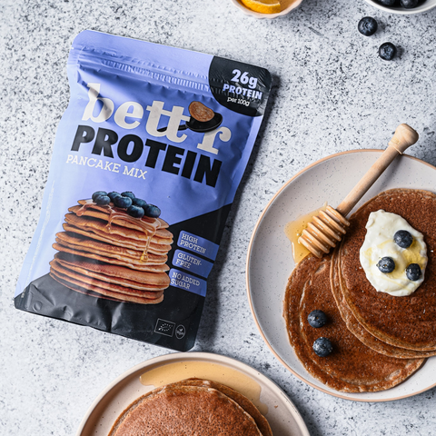 Bett’r BIO Olbaltumvielu Pankūku Maisījums – Bez Glutēna, 400 g