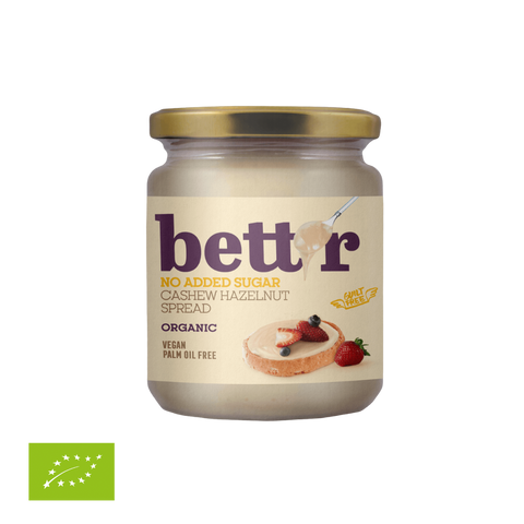 BIO Cashew Heazelnut Spread, No Added Sugar