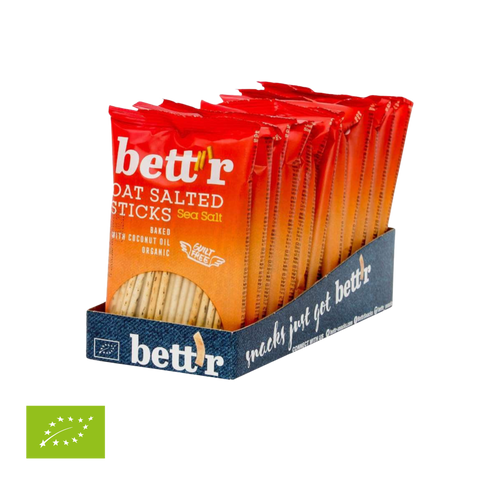 Ekoloģiskas auzu standziņas ar jūras sāli