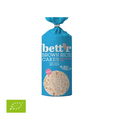 Ekoloģiskie brūno rīsu trapuči ar Himalaju sāli