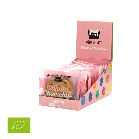 Ekoloģisks vaniļas cepums ar šokolādes gabaliņiem