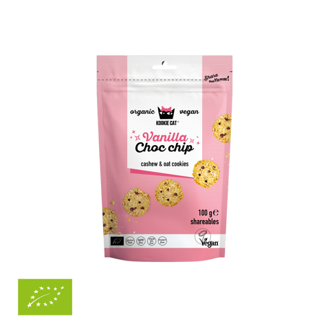 Ekoloģiski mini cepumi ''Vanilla Choc Chip''
