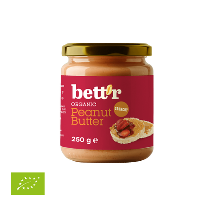 Ekoloģisks zemesriekstu krēms, kraukšķīgs