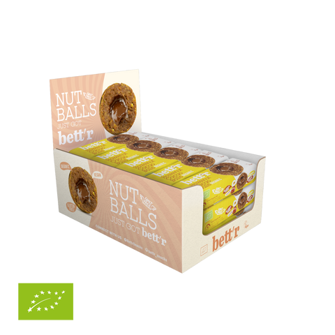 Ekoloģiskas augļu bumbiņas ar lazdu riekstu un kakao pildījumu