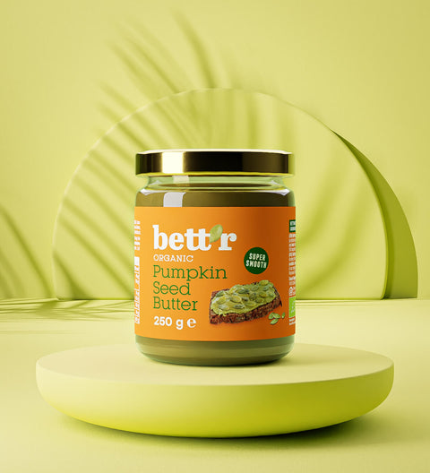 Ekoloģisks ķirbju sēklu sviests