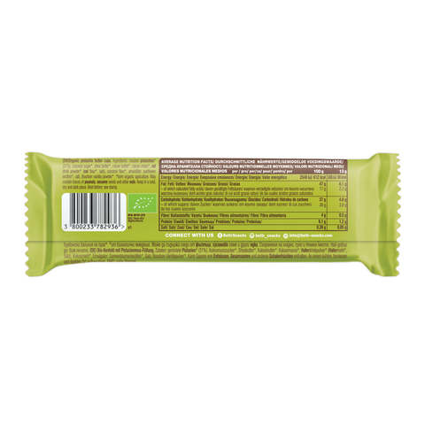 Ekoloģiski riekstu sviesta groziņi ar pistāciju krēmu