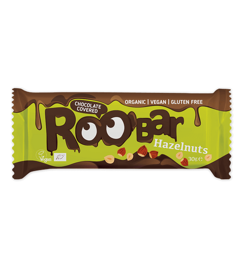 Ekoloģisks lazdu riekstu batoniņš ar šokolādi
