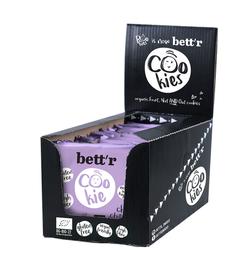 BIO Cookie Choc čips un lazdu rieksti