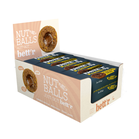 Ekooģiskas proteīna bumbiņas ar kakao pildījumu