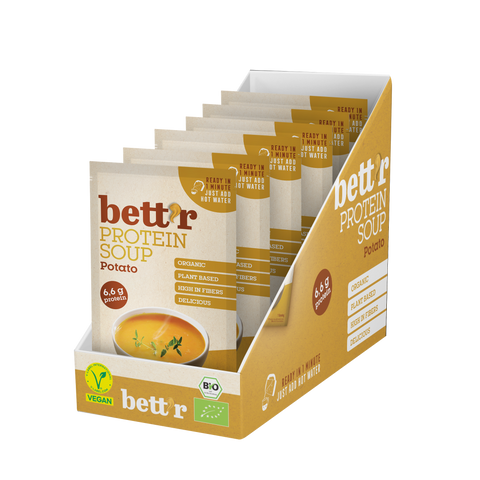 Ekoloģiska proteīna zupa ar kartupeļiem