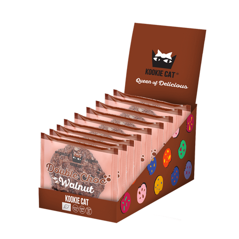 Ekoloģisks šokolādes cepums ar valriekstiem DOUBLE CHOC & WALNUT