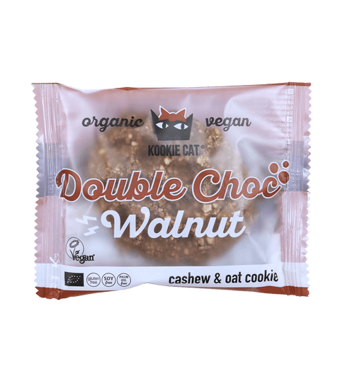 Ekoloģisks šokolādes cepums ar valriekstiem DOUBLE CHOC & WALNUT