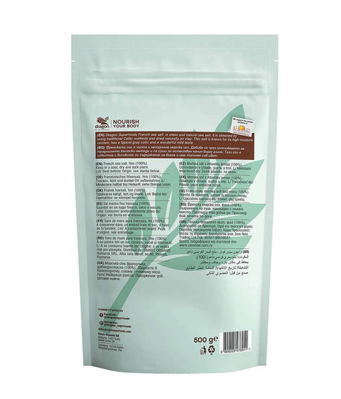 Ekoloģiska franču jūras sāls, smalka