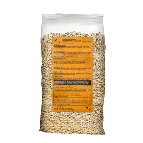 Ekoloģiskā Bolīvijas kvinoja, gaiša