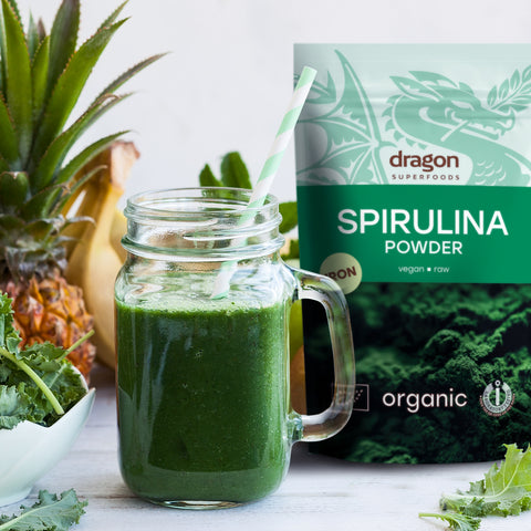 Dragon Superfoods spirulīnas pulveris
